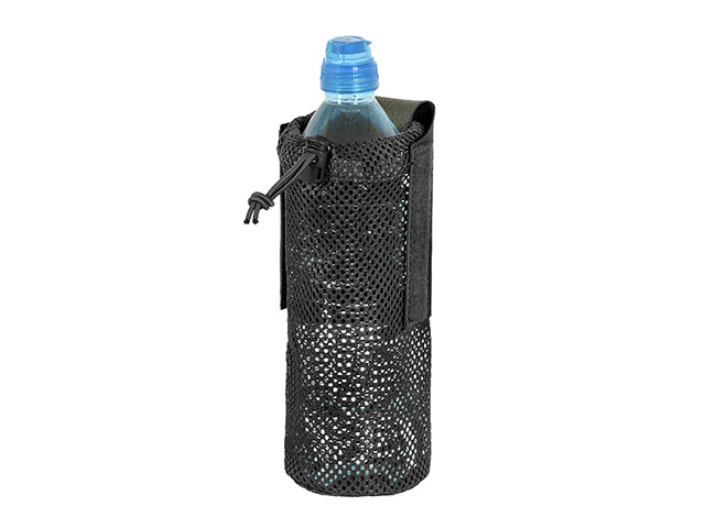 Foldable Bottle Pouch, dual mounting system, Laser Cut - Multicamo Black