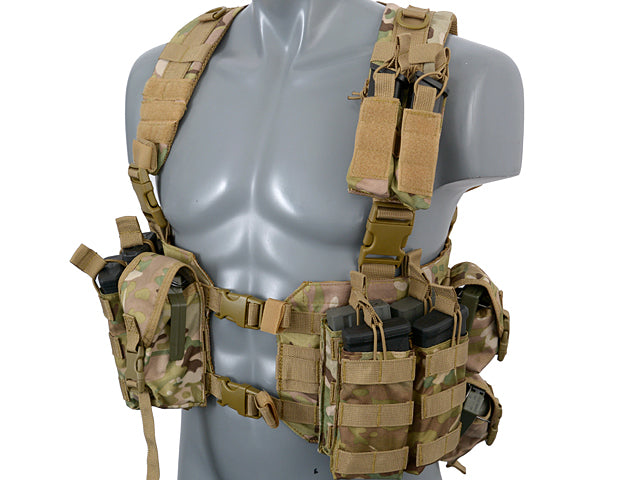 Split Front Chest Harness - Multicamo