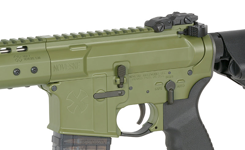 Noveske 7.5" DIPLOMAT AEG Riffel Eshooter ETU, GEN-2 - Bazooka Grøn