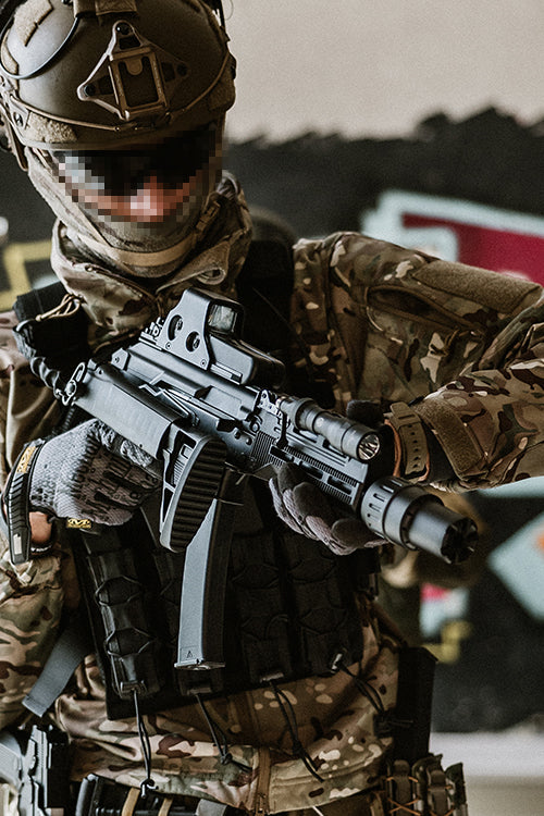 Taktisk Flashlight M322 Scout LED - Sort