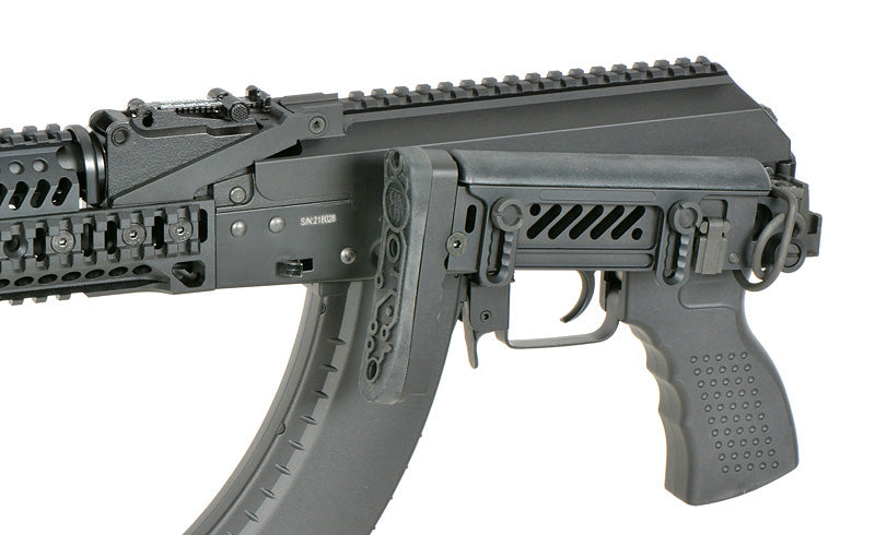 CM.113 AKM Taktisk Riffel Replica med Eshooter ETU, GEN-2