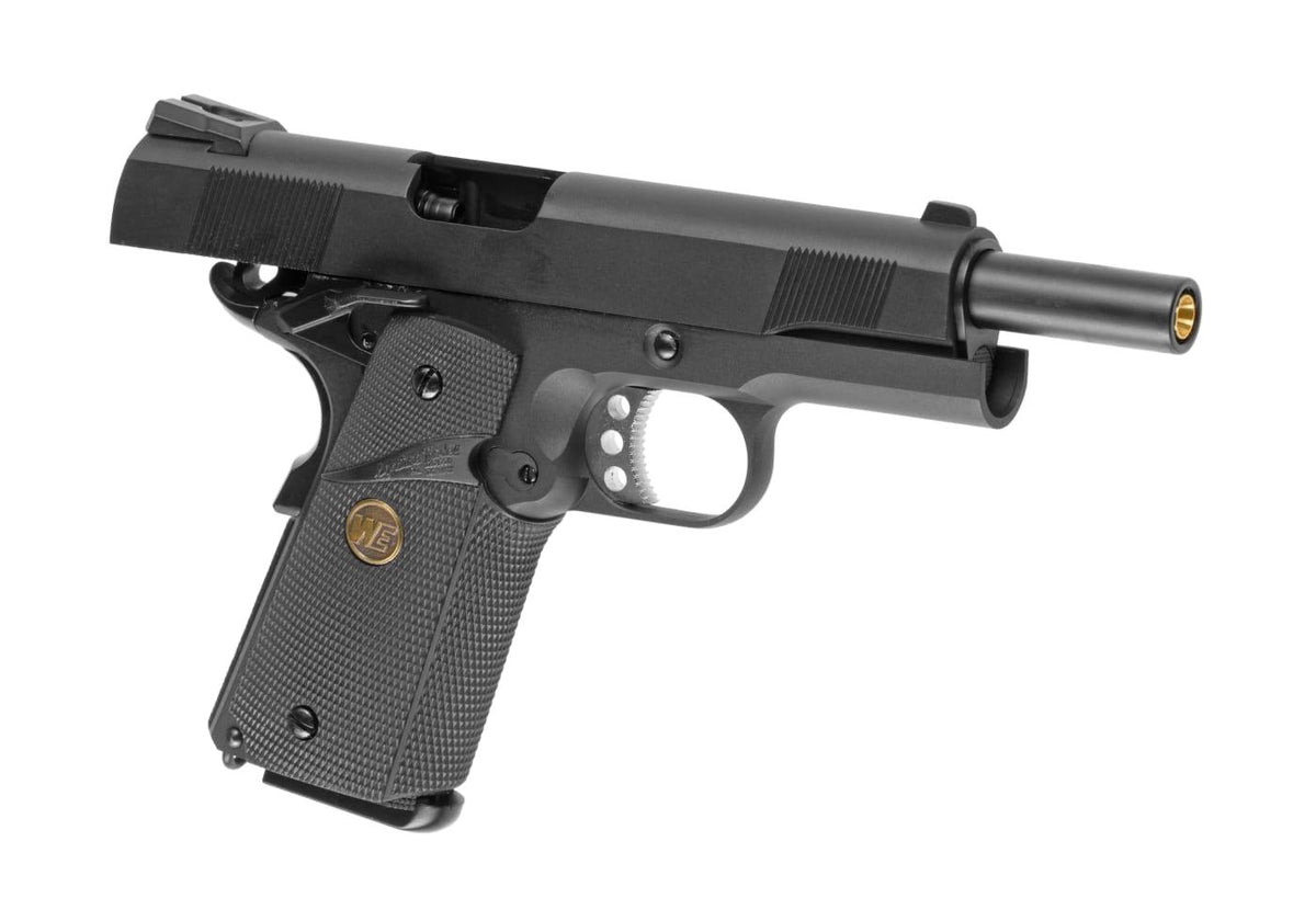 WE M1911 MEU helmetal GBB - Sort