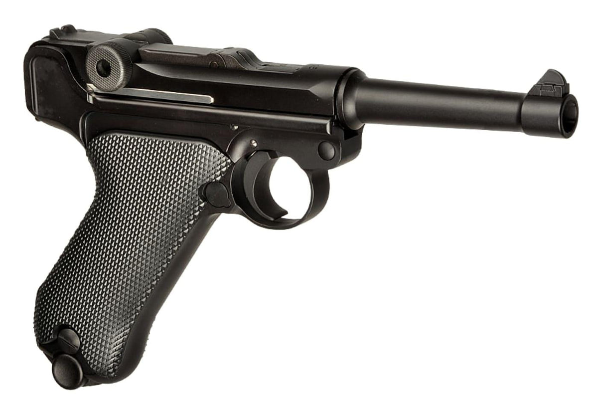 WE P08 Full Metal GBB - Black