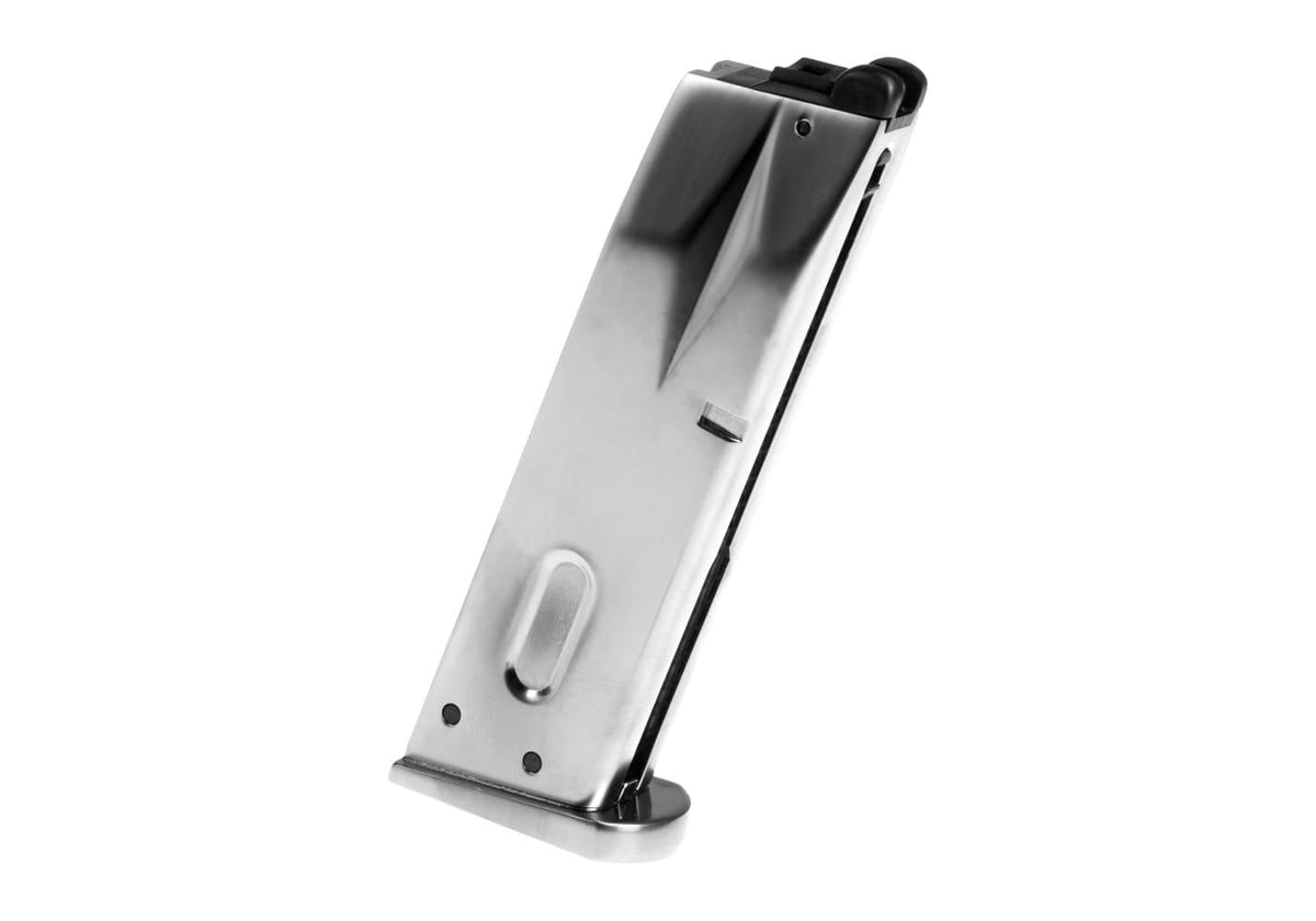 WE Magasin M9 GBB 25rds - Sølv