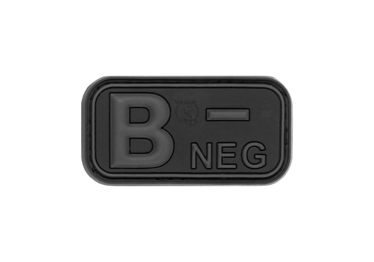 JTG Bloodtype gummipatch B Neg