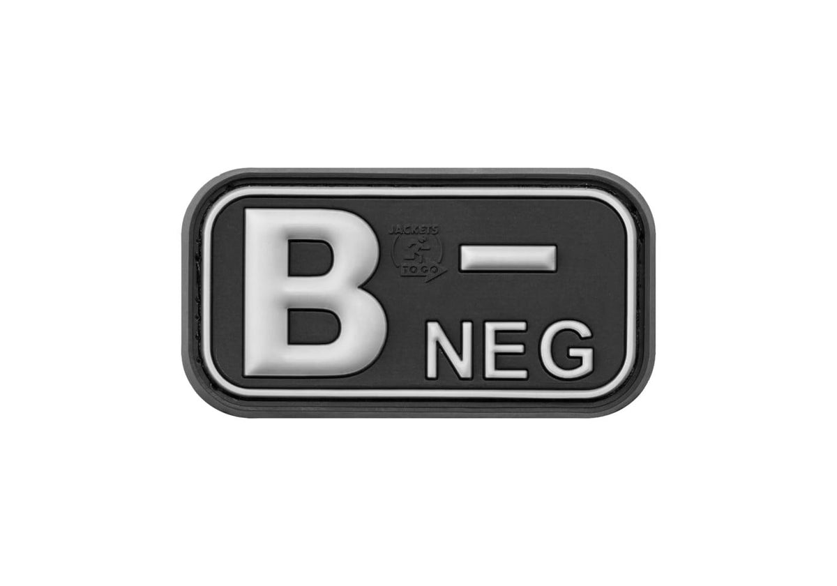 JTG Bloodtype gummipatch B Neg