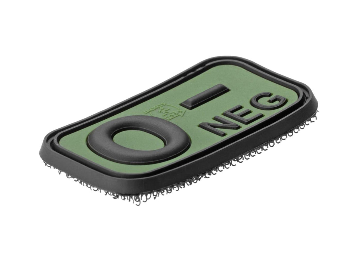 JTG Bloodtype gummipatch 0 Neg