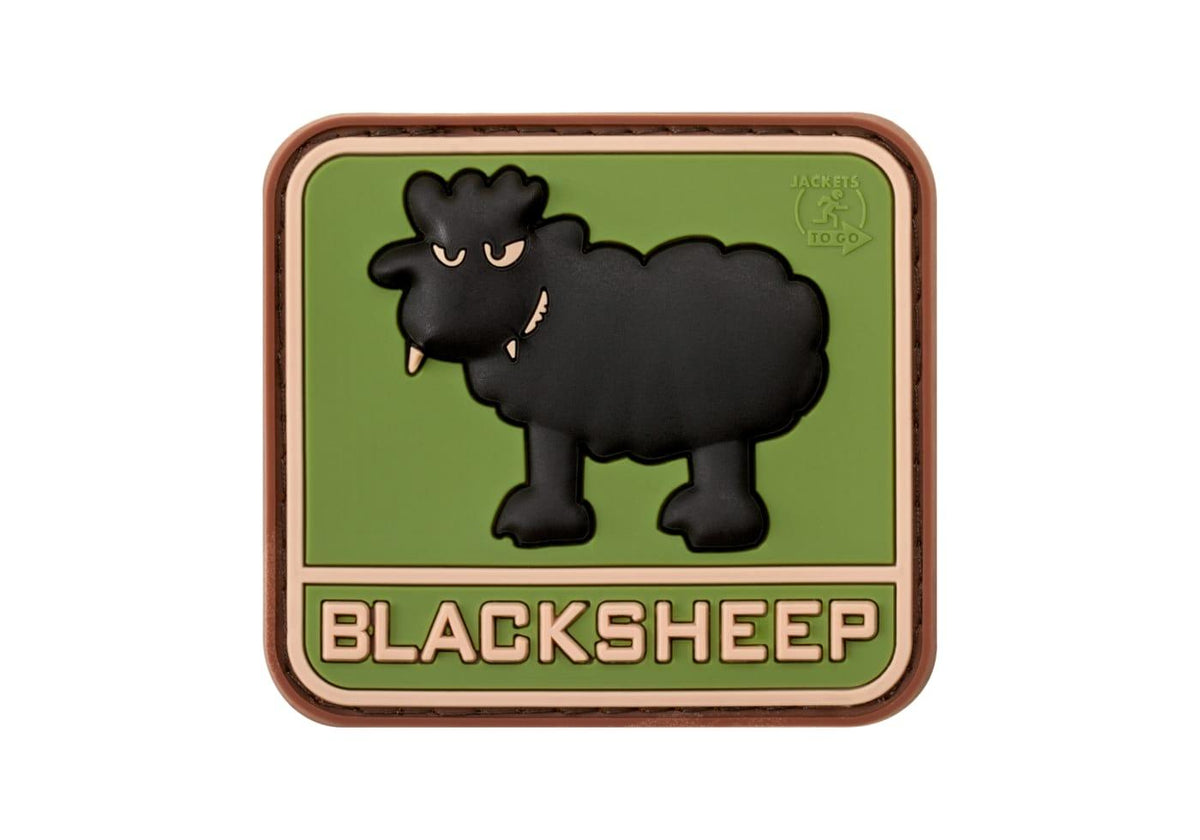 JTG Sort Sheep gummipatch