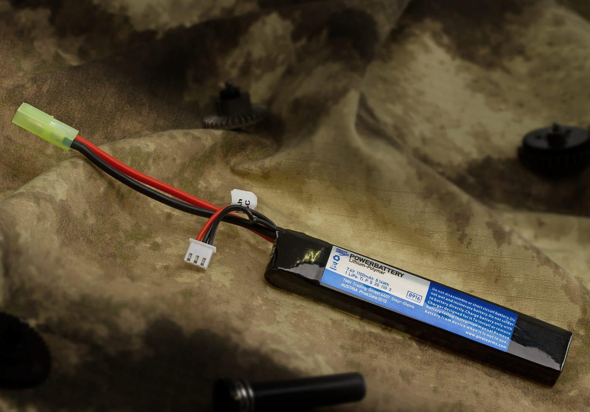 LiPo 7,4 V 1100 mAh 20C Stock Tube Type