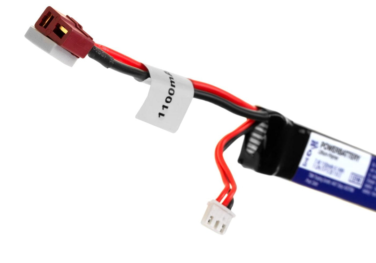 LiPo 7,4V 1100mAh 20C Stock Tube Type T-Plug