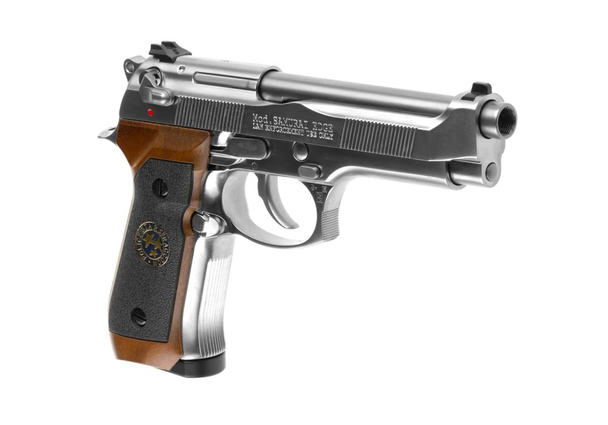 WE M92 Samurai Edge Biohazard helmetal Co2 - Sølv