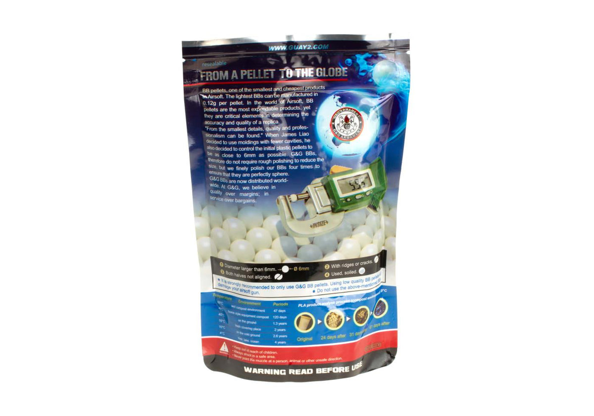 G&G 0.33g Bio Precision BB'er 2000rds - Grå