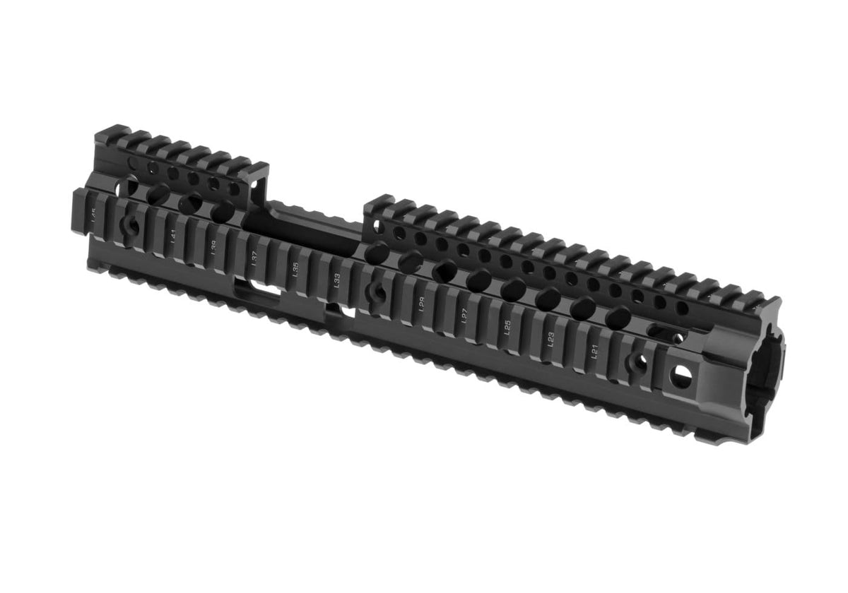 Madbull Daniel Defense 12 Tommer FSP OmegaX Skinne - Sort