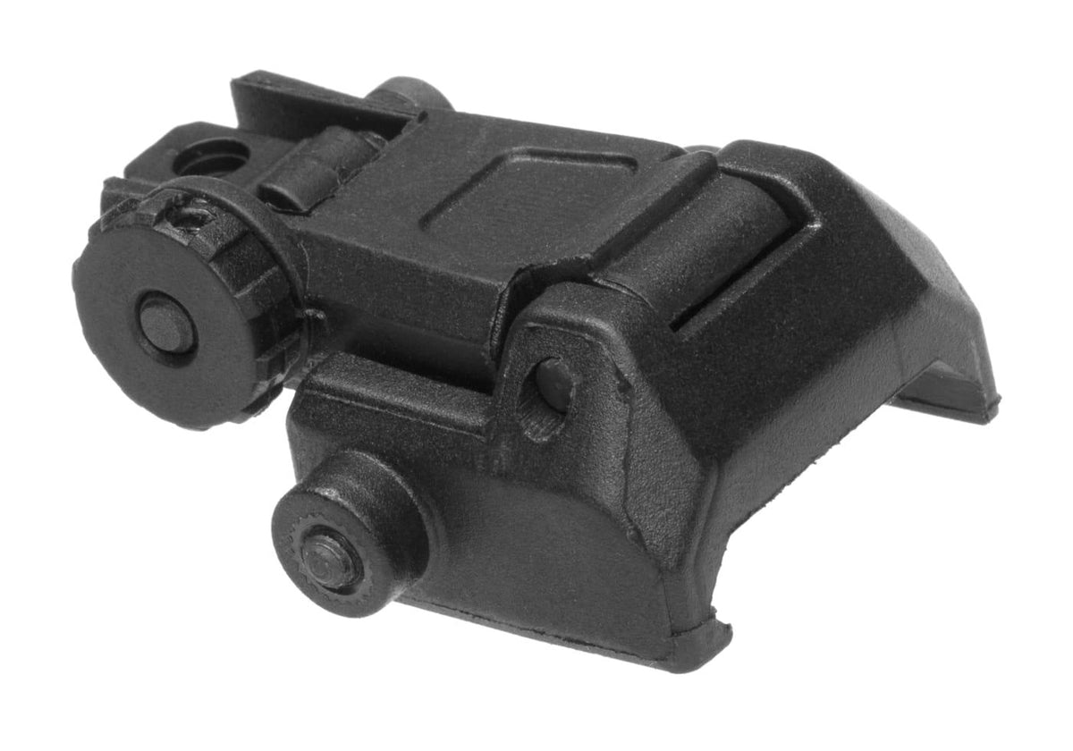 Ares ASR020 Flip-Up Rear Sigte Plastic - Sort