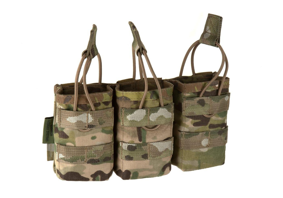 Warrior Trippel Open magasinlomme AK 7.62mm - Multicam