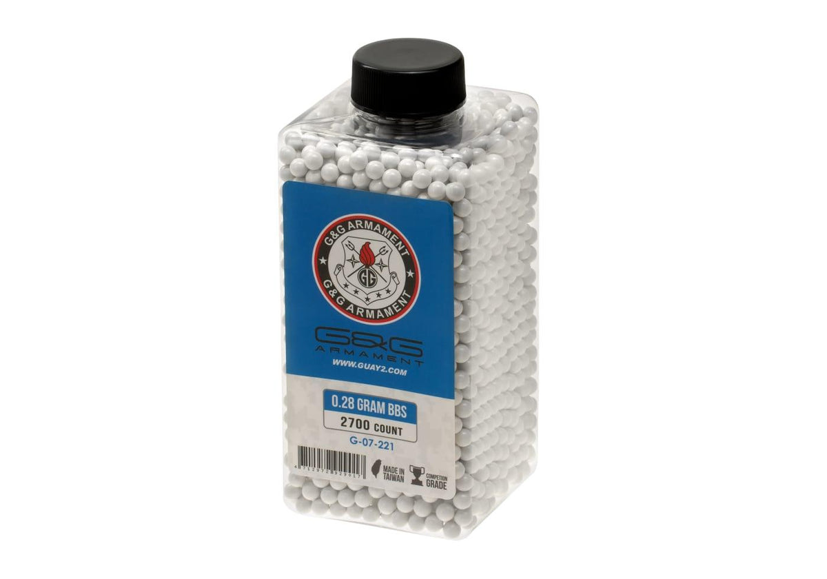 G&G 0.28g Perfect BB'er 2700rds - Hvid