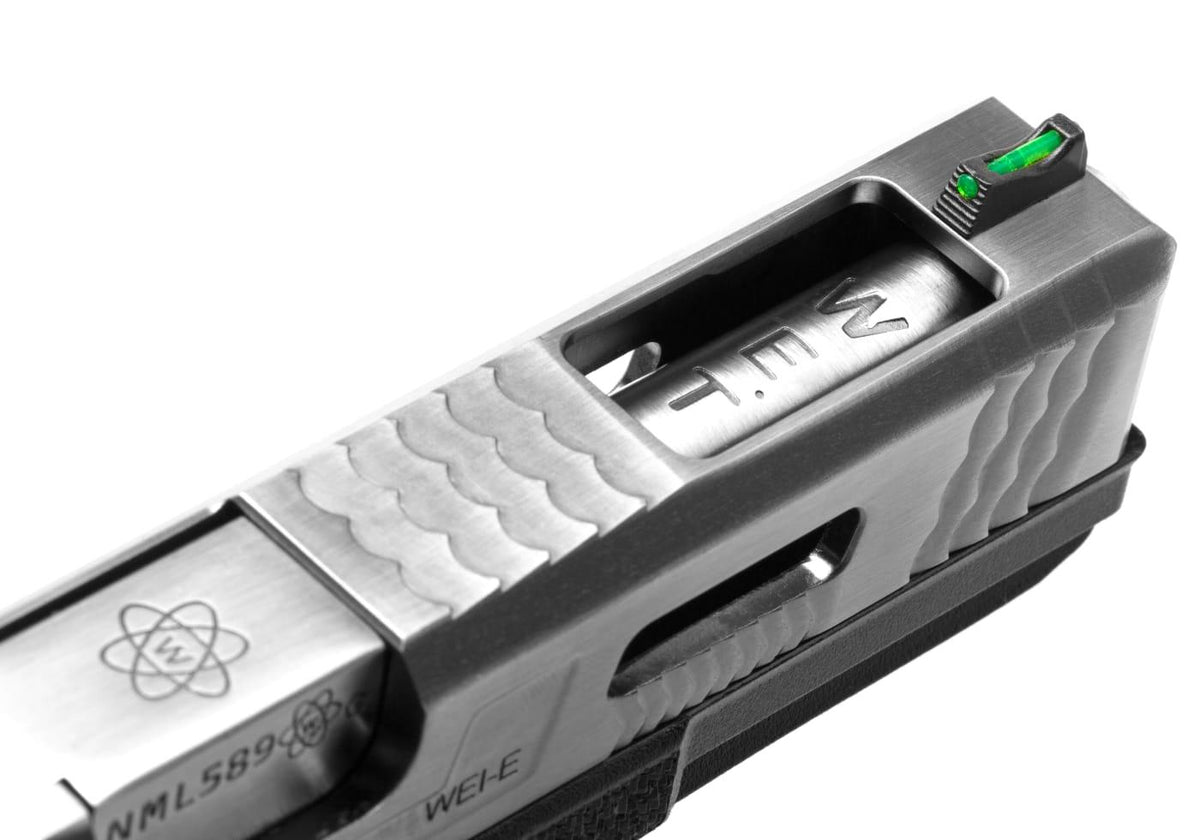 WE G-Force 18C SV Silver Barrel Metal Version GBB - Black