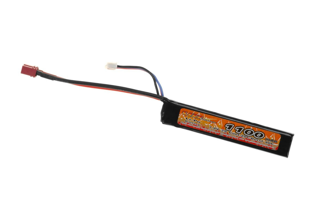 VB Power Lipo 7.4V 1100mAh 20C Kolbe Tube Type T-Plug