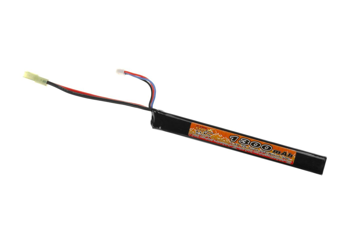 LiPo 7,4V 1300mAh 25C AK-Type Batteri