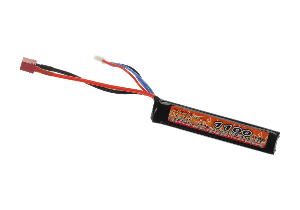 VB Power Lipo 11.1V 1100mAh 20C Kolbe Tube Type T-Plug