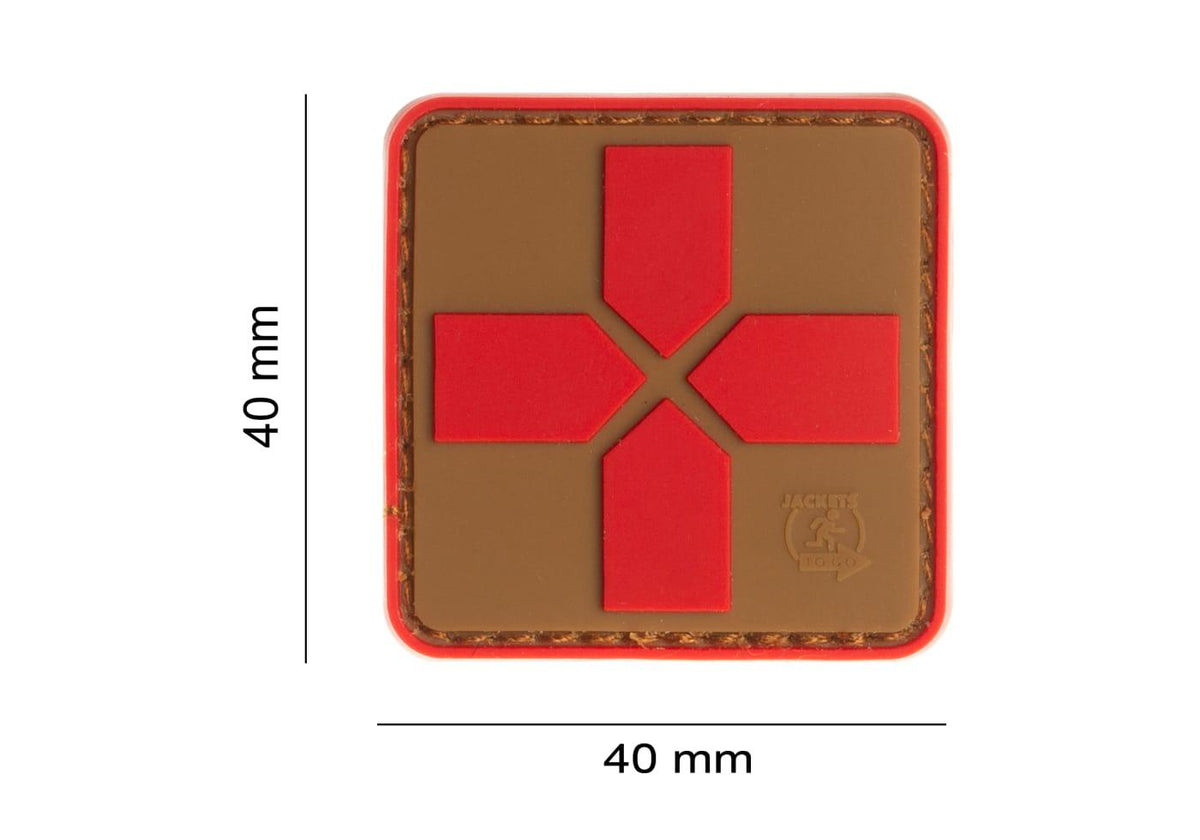 JTG Rød Cross gummipatch 40mm