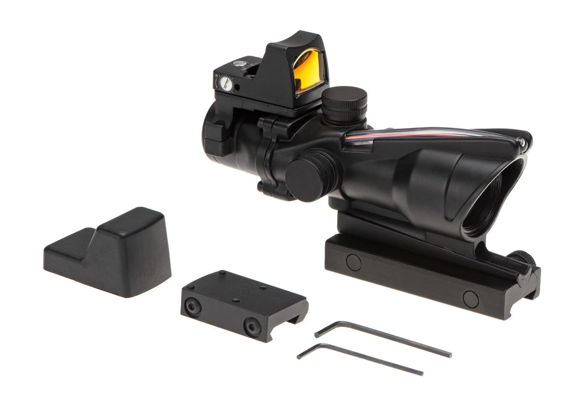 Aim-O 4x32C Combo Combat Kikkertsigte Fiber - Sort