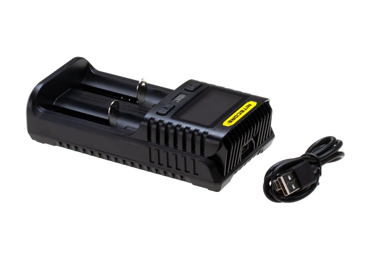 Nitecore UMS2 Oplader - Sort