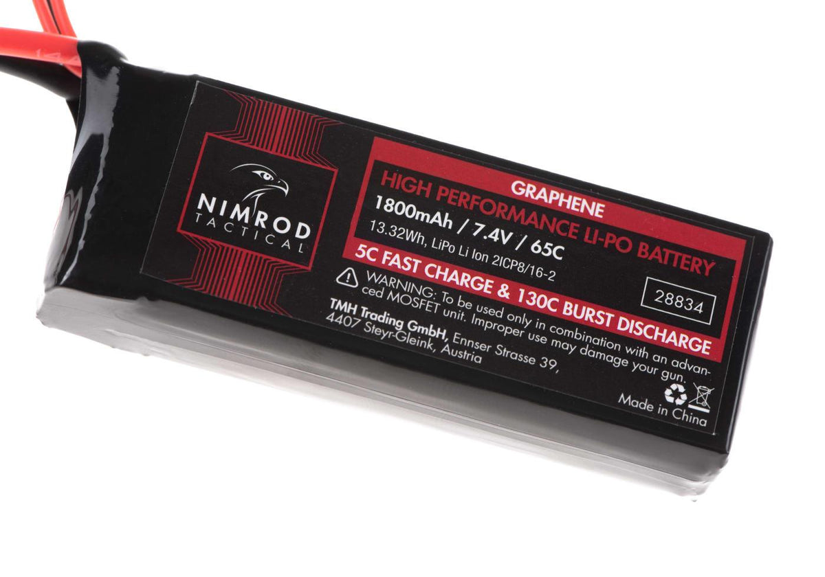 Nimrod Lipo 7.4V 1800mAh 65C Graphene Mini Type