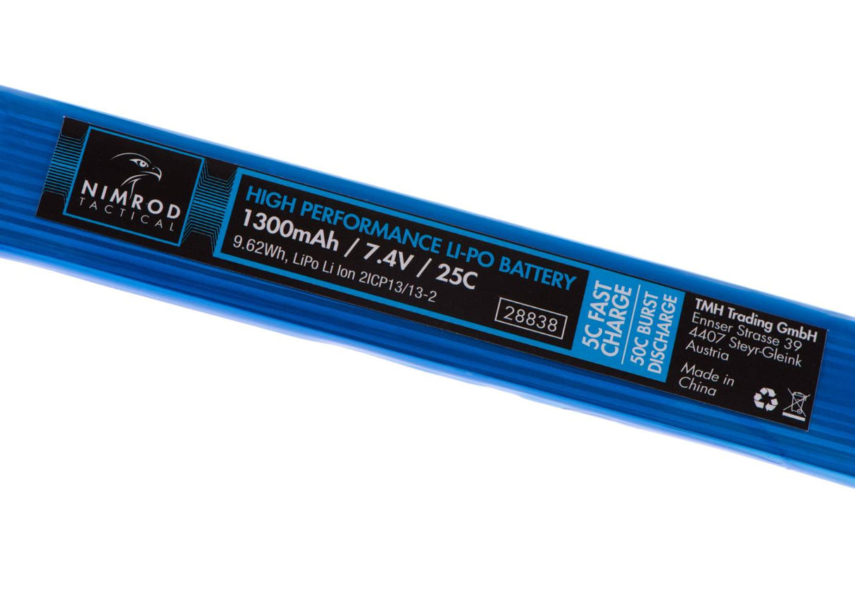 Nimrod LiPo Batteri 7,4V 1300 mAh
