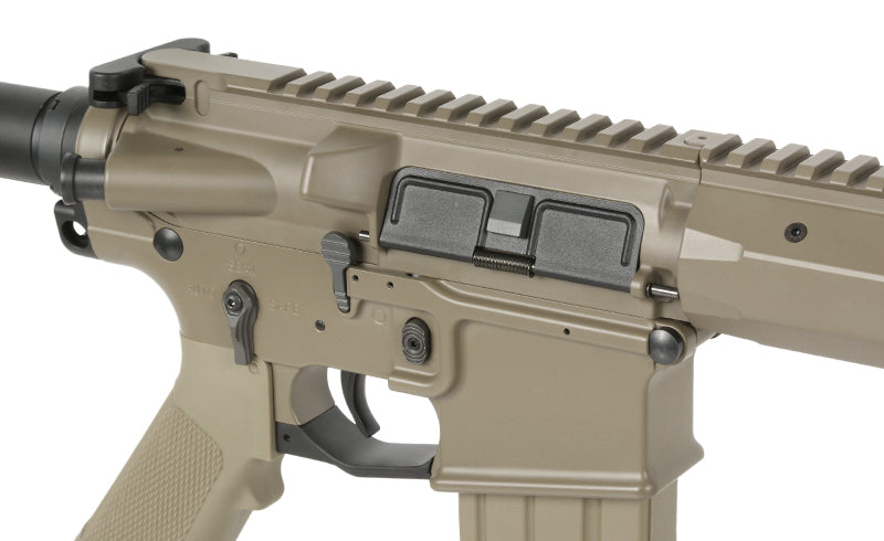 WE13 9,5" M4/AR-15 Knight's Armament Airsoft Riffel, 30 RPS, ETU - TAN