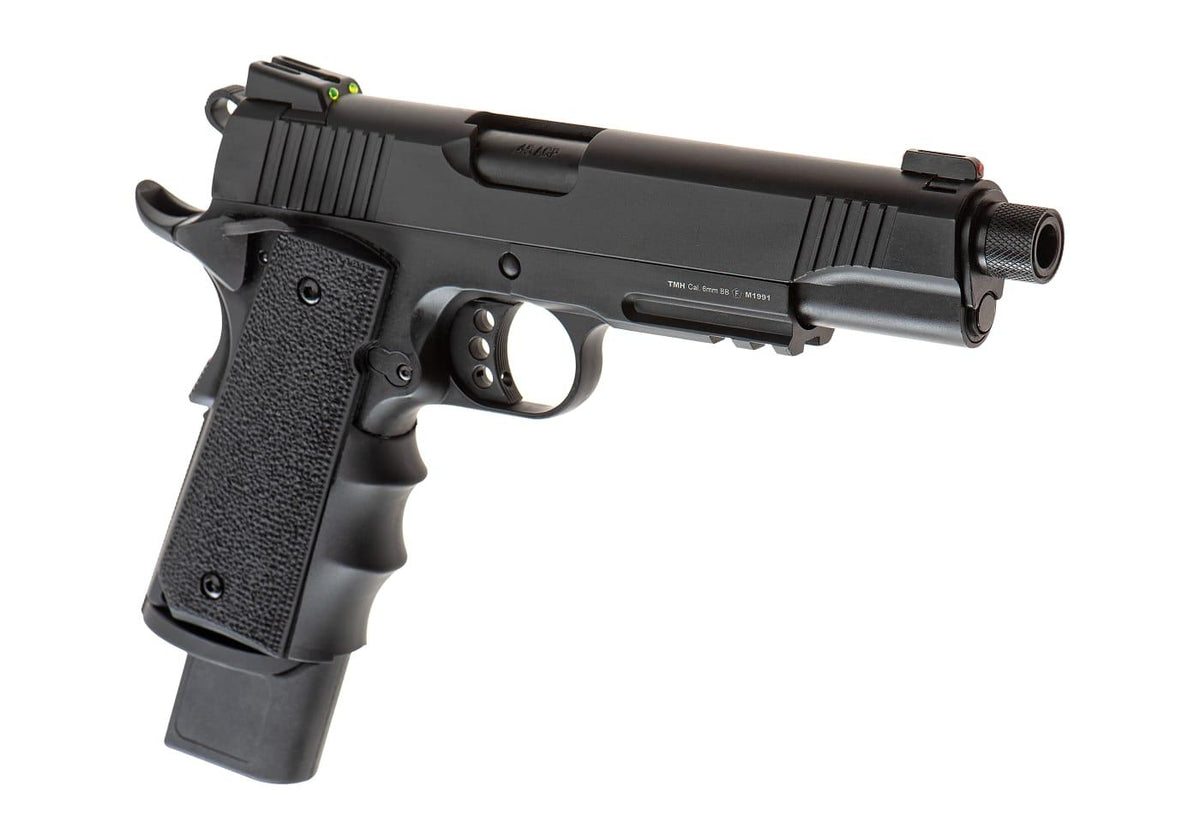 Army Armament M1911 Extended Full Metal GBB - Black
