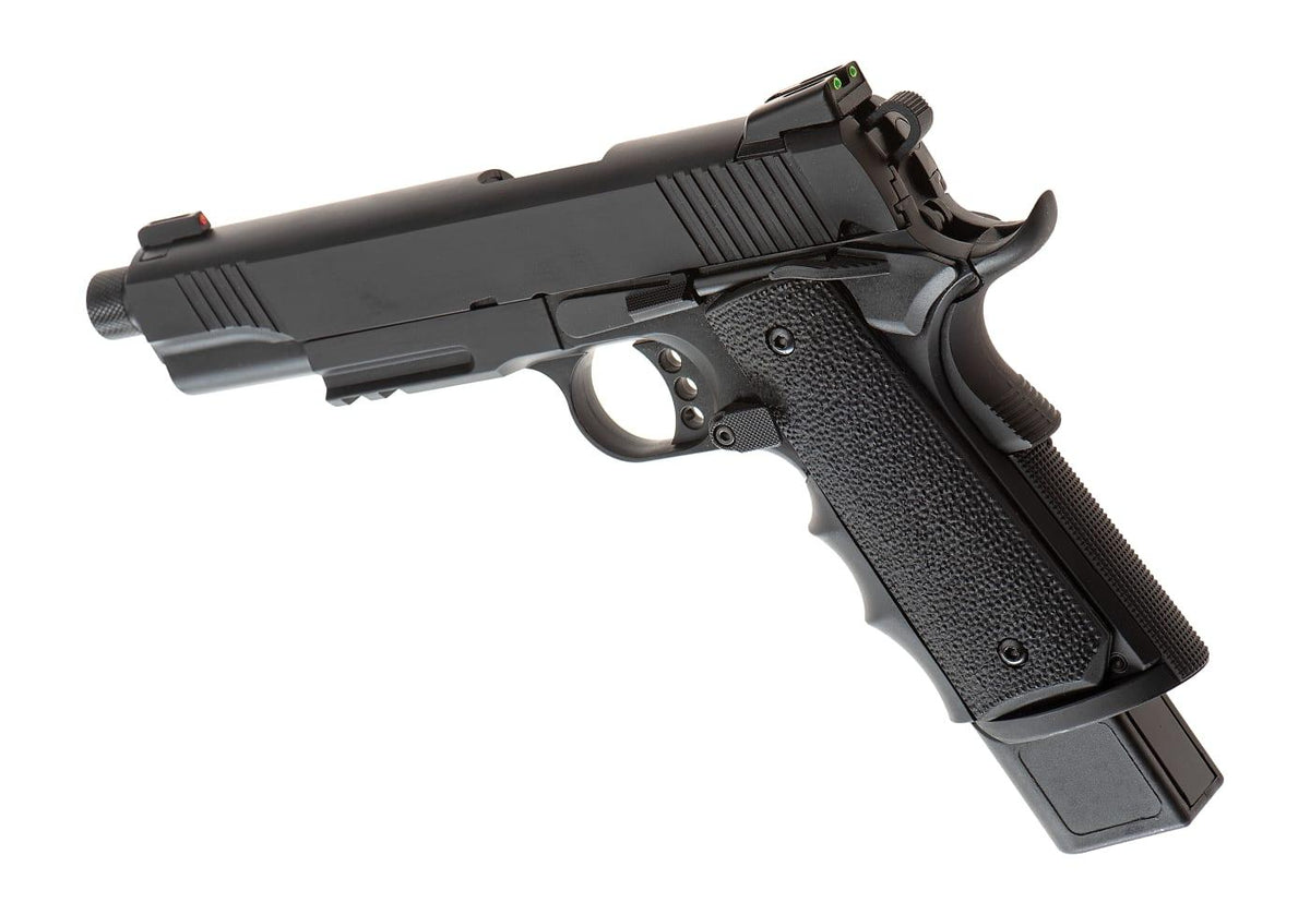Army Armament M1911 Extended Full Metal GBB - Black