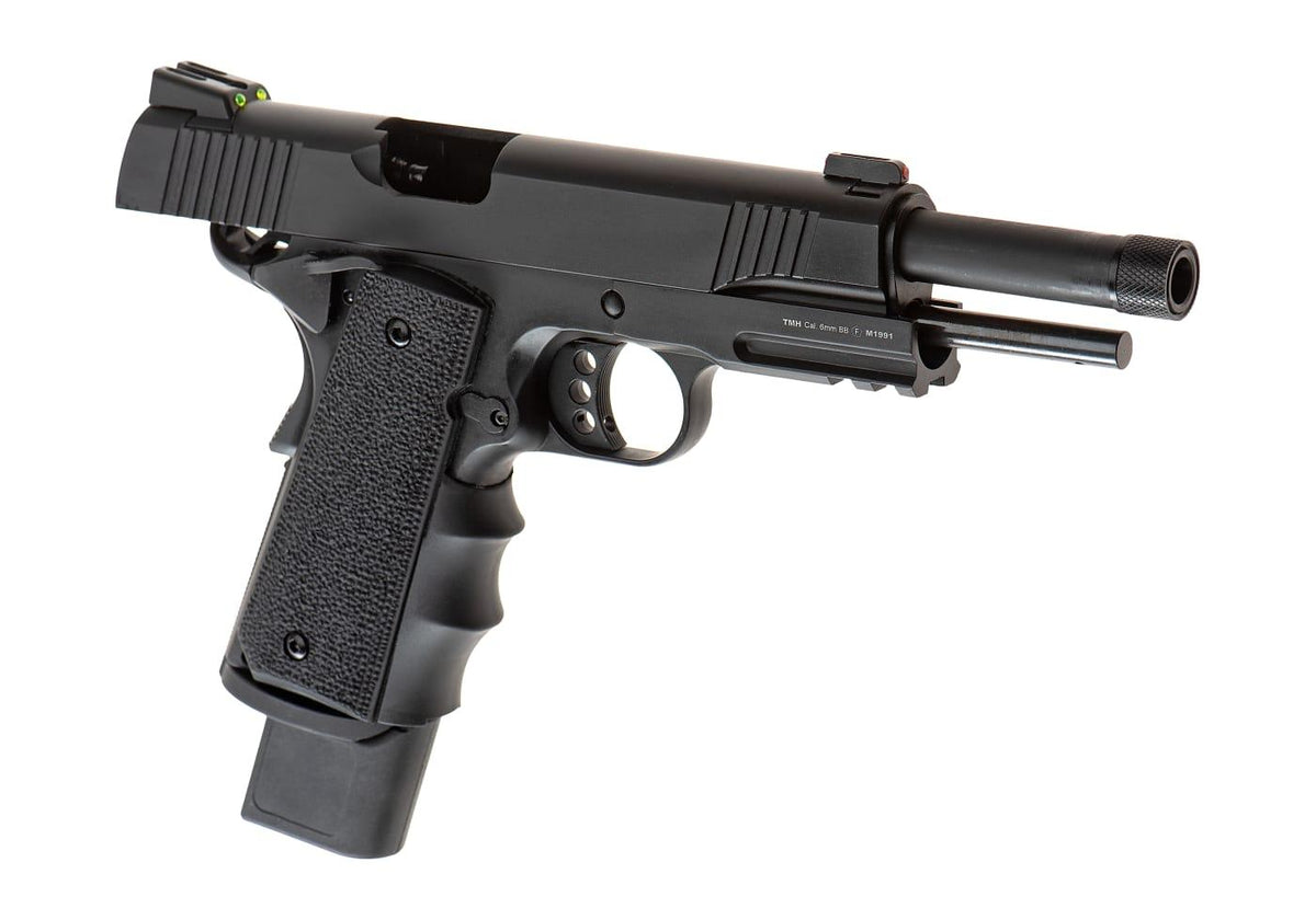 Army Armament M1911 Extended Full Metal GBB - Black