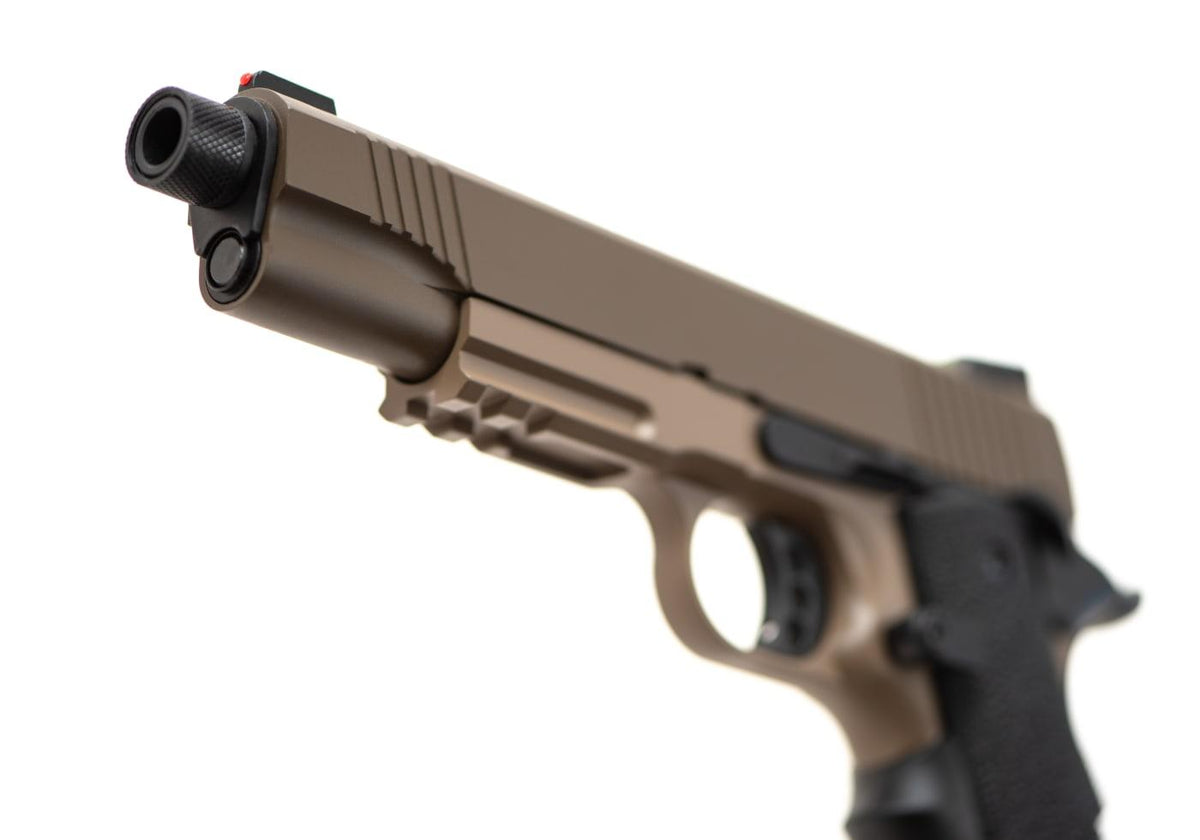 Army Armament M1911 Extended Full Metal GBB - Desert