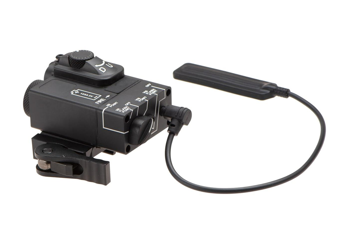 WADSN DBAL Mini Laser Module Rød + IR + Rød Flash + IR Flash - Sort