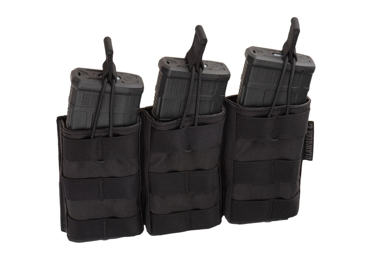 Clawgear 5.56mm Open Trippel magasinlomme Core