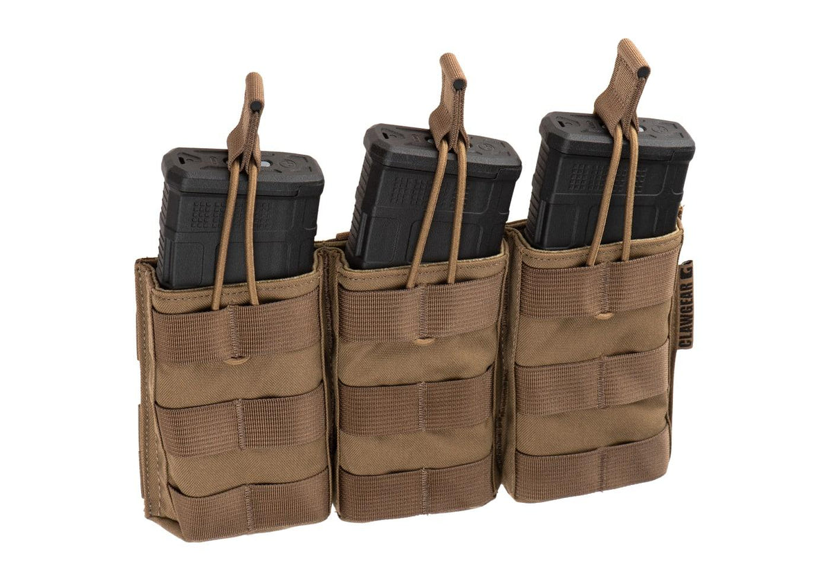 Clawgear 5.56mm Open Trippel magasinlomme Core