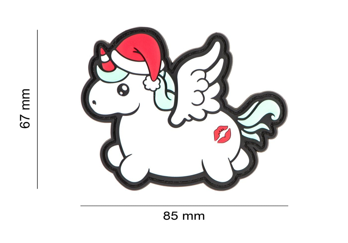 Christmas Unicorn / KISSMYASS Velcro patch