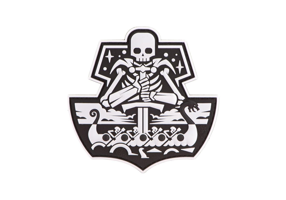 JTG Ghost Ship Skull gummipatch