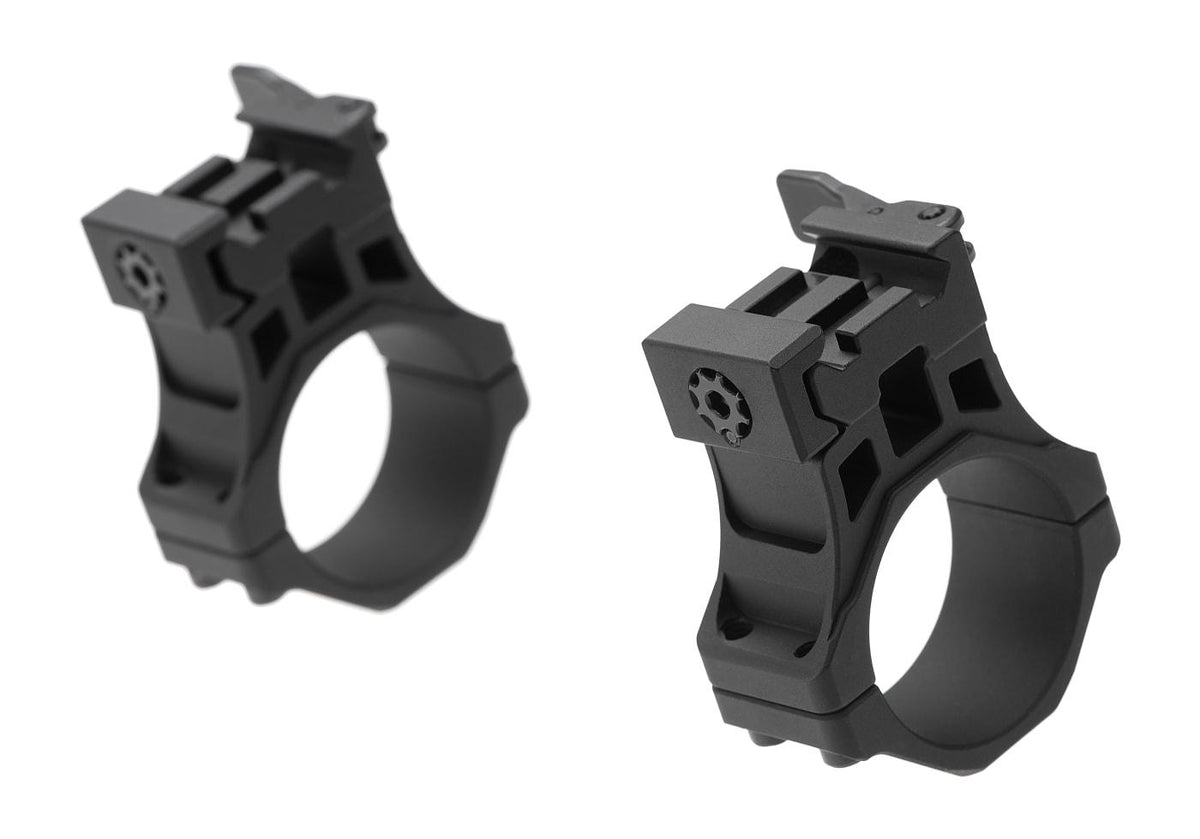 Leapers Accu-Sync QR 34mm High Profil Ringe - Sort