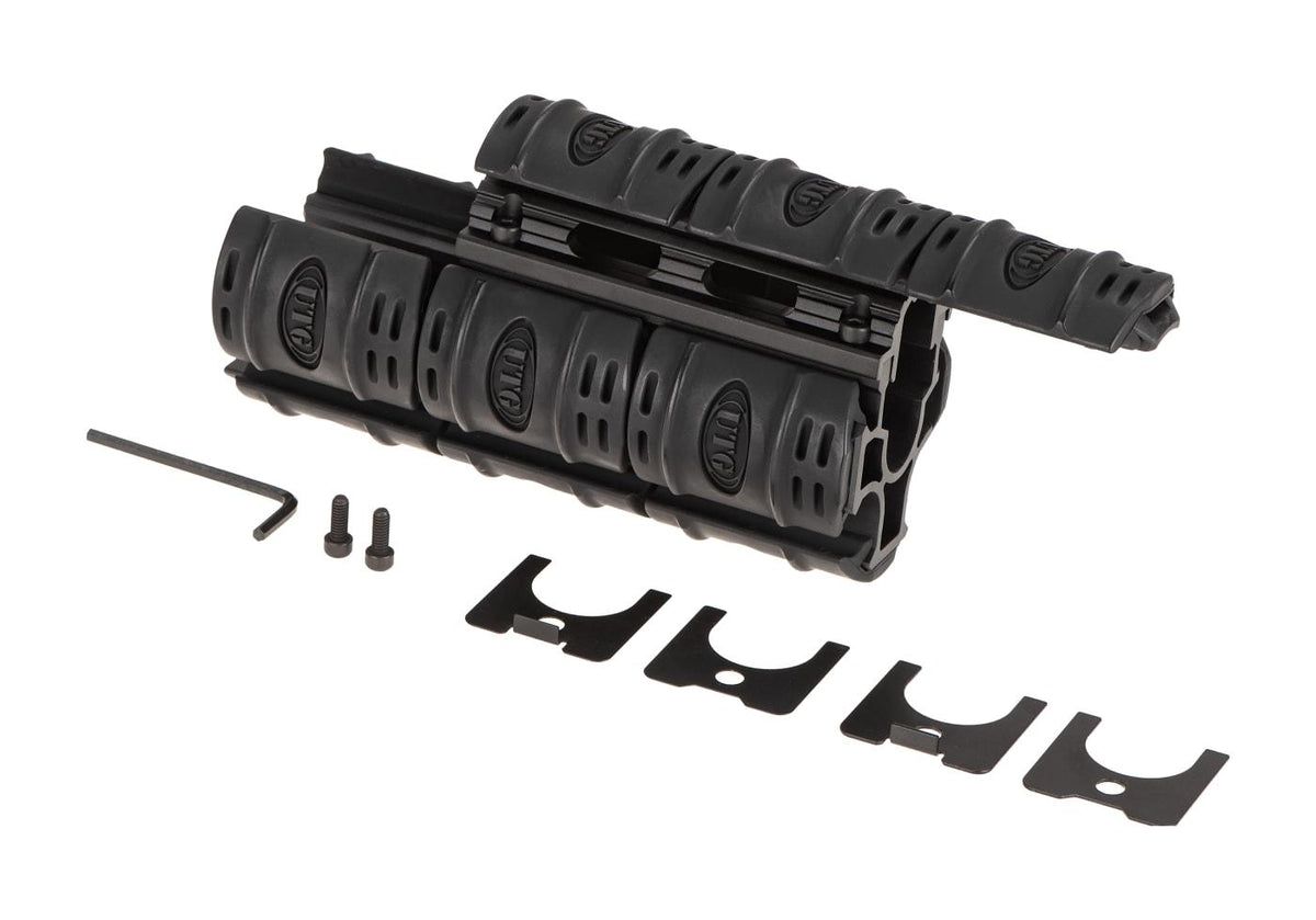 Leapers AK47 Quad Skinne Forskæfte - Sort