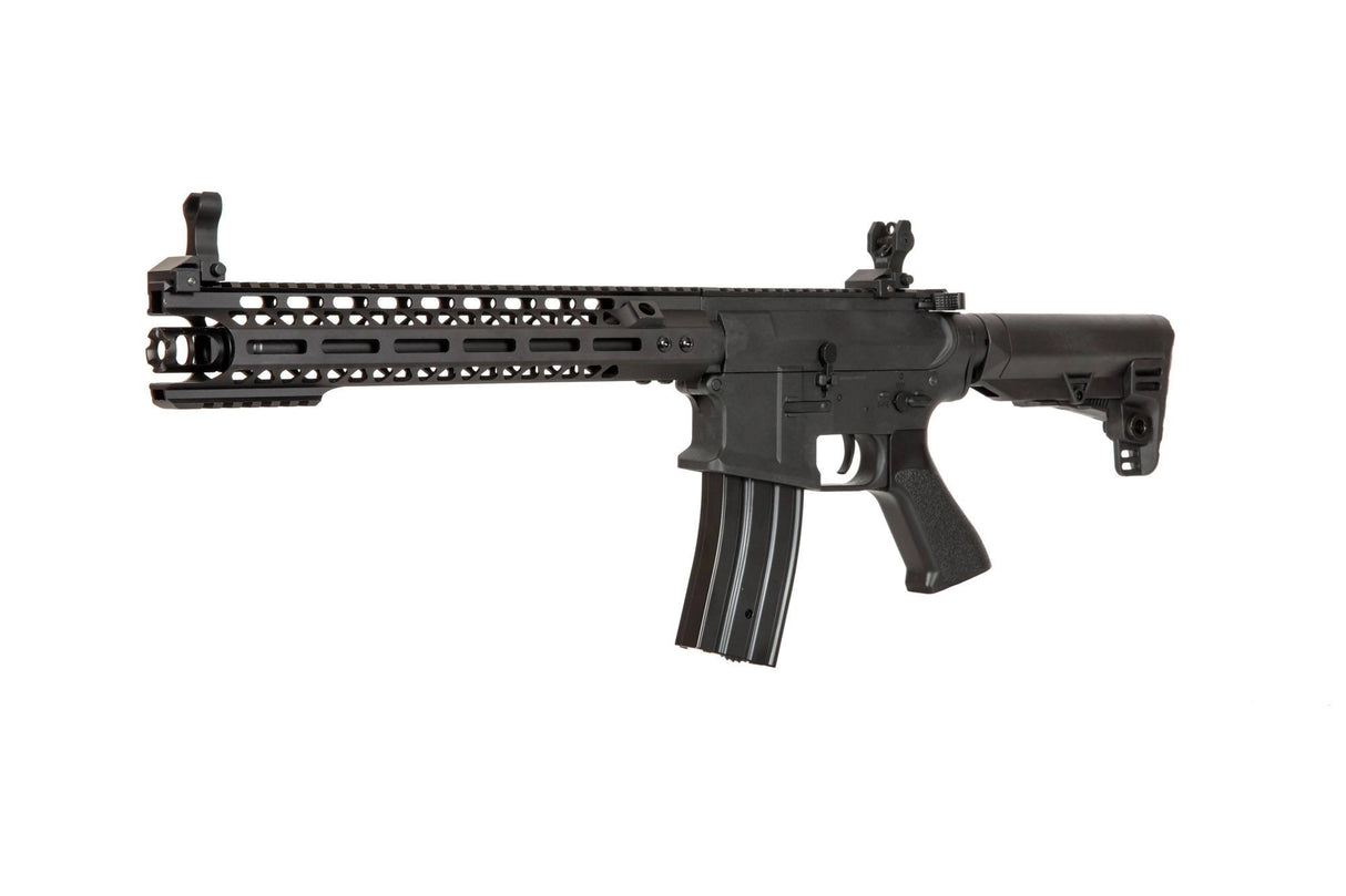 AR15 AEG airsoft carbine riffel med M-LOK front og RIS | Airsoftgeek