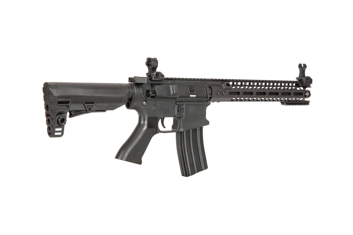 AR15 AEG airsoft carbine riffel med M-LOK front og RIS | Airsoftgeek