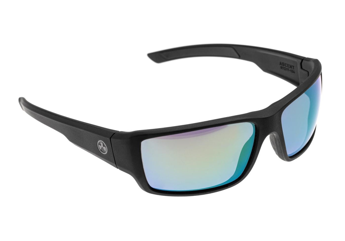 Magpul Ascent - Polariseret - Sort Stel / High Contrast Violet Glas / Grøn Spejl