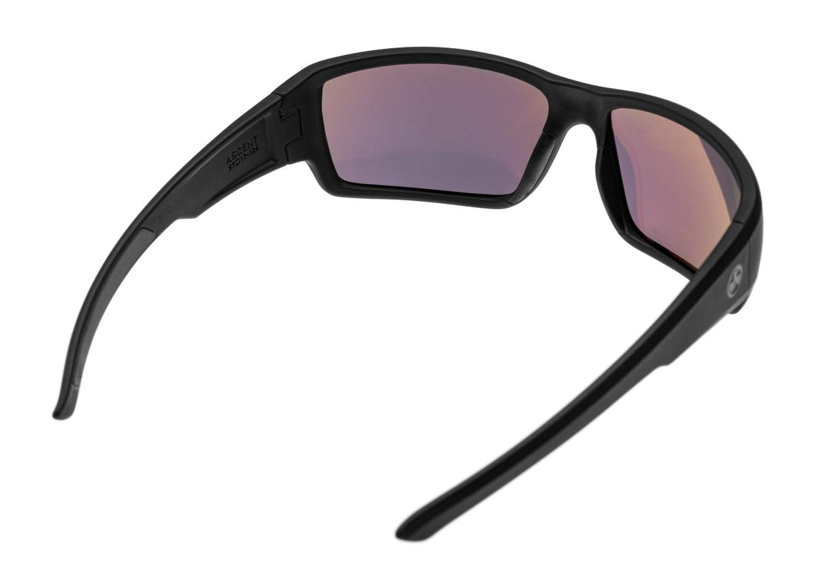 Magpul Ascent - Polariseret - Sort Stel / High Contrast Violet Glas / Grøn Spejl