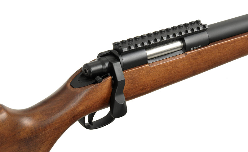 202 bolt-action airsoft riffel - ægte træ