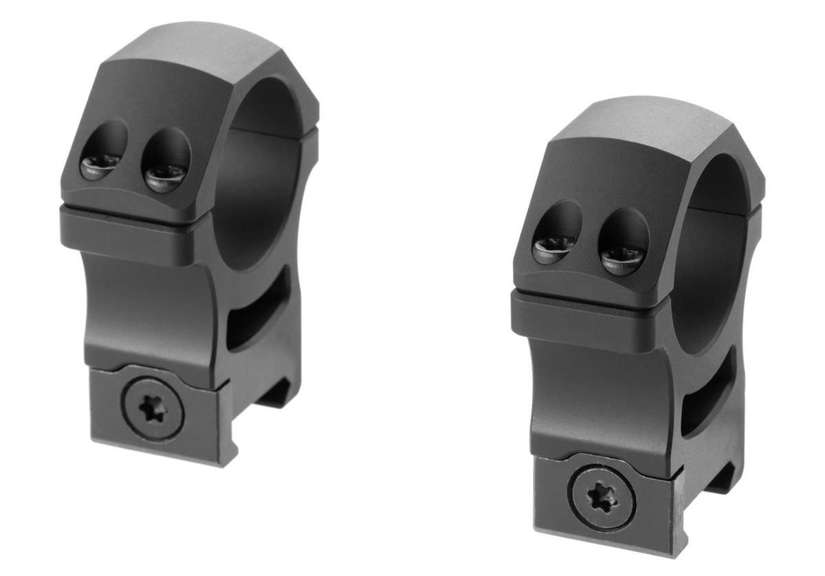 Leapers PRO 30mm High Profil P.O.I. Picatinny Ringe - Sort