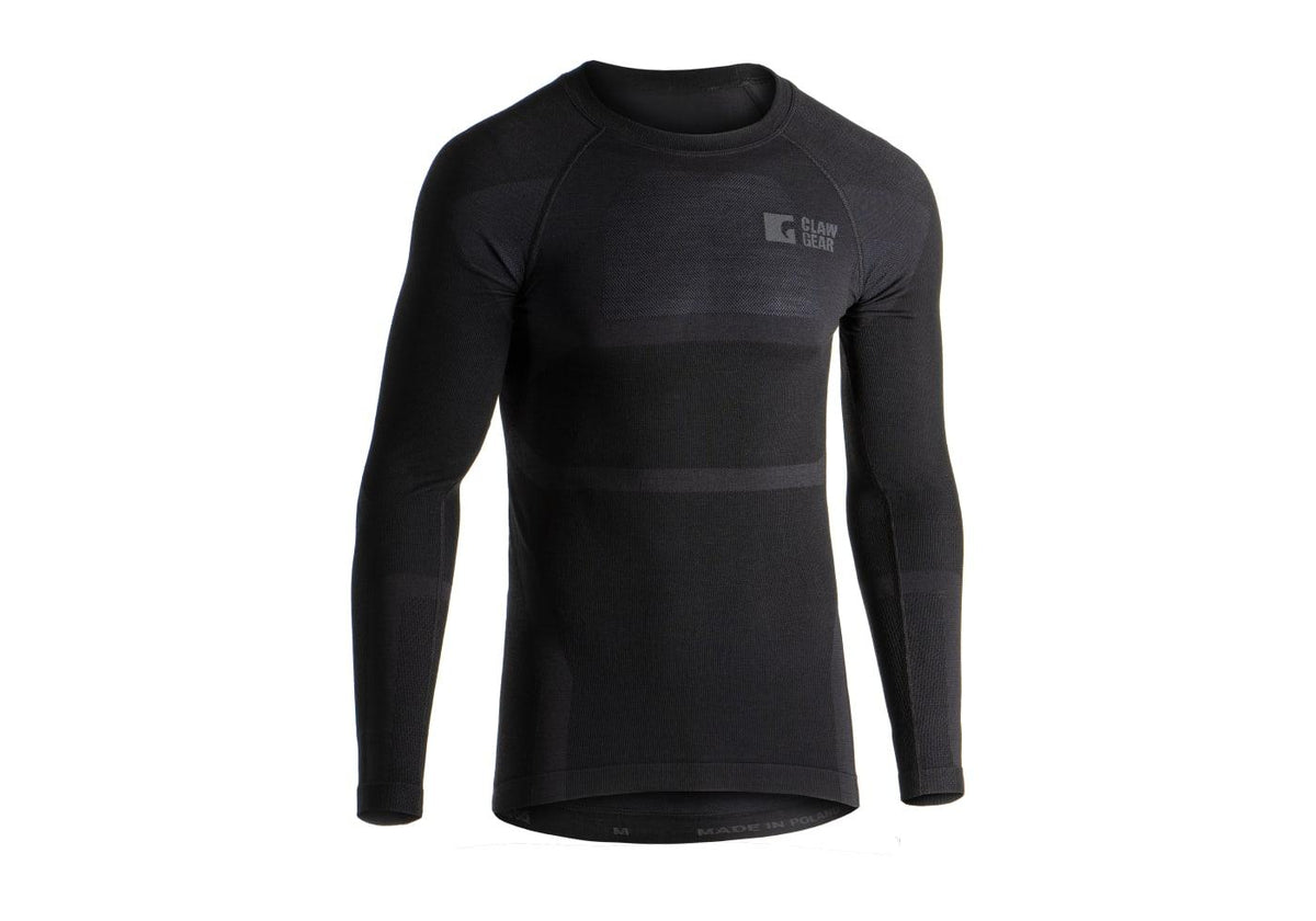 Clawgear Merino Seamless Shirt LS - Sort