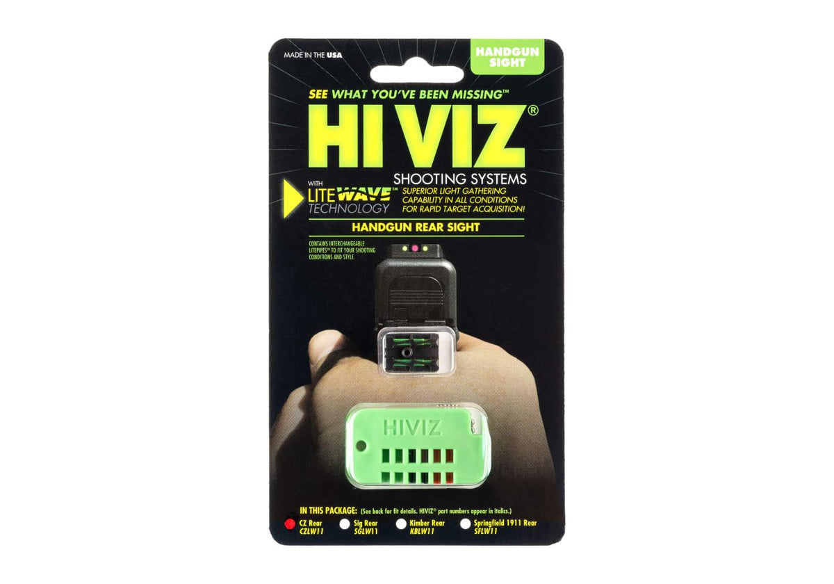 HIVIZ LiteWave Rear Sigte til CZ 75/P01