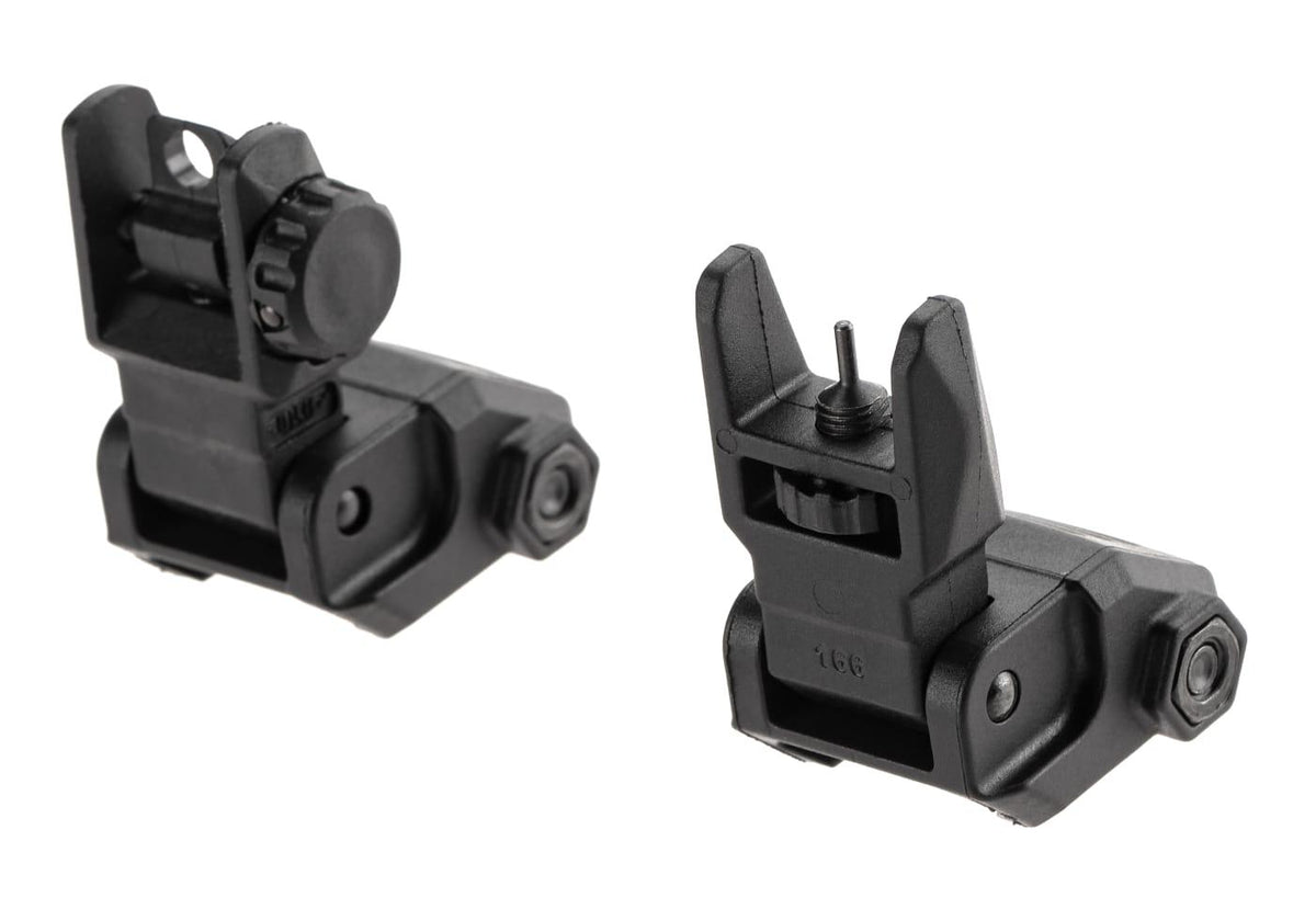 DLG Tactical Lav Profil Foldbar Sigte Set - Sort